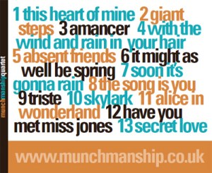 Munch Manship Quartet CD